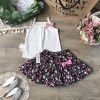 Chân váy hoa kèm quần cotton cho bé size từ 3-10-